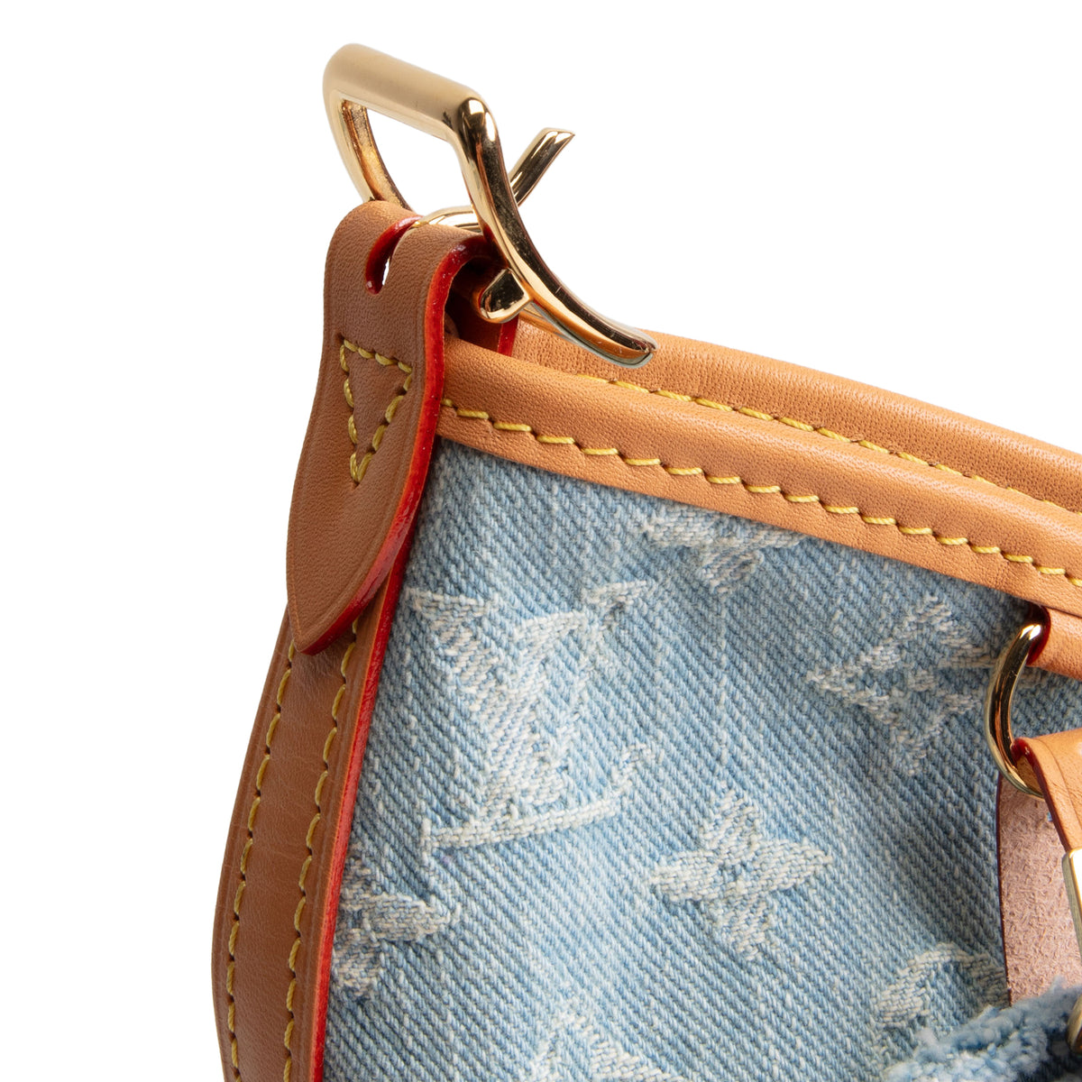 LOUIS VUITTON Monogram Denim Carryall PM w/ Pouch - Skyblue