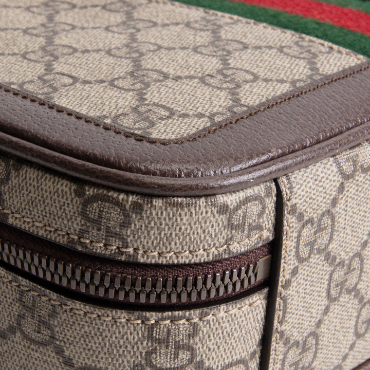 GUCCI GG Supreme Ophidia Top Handle Crossbody