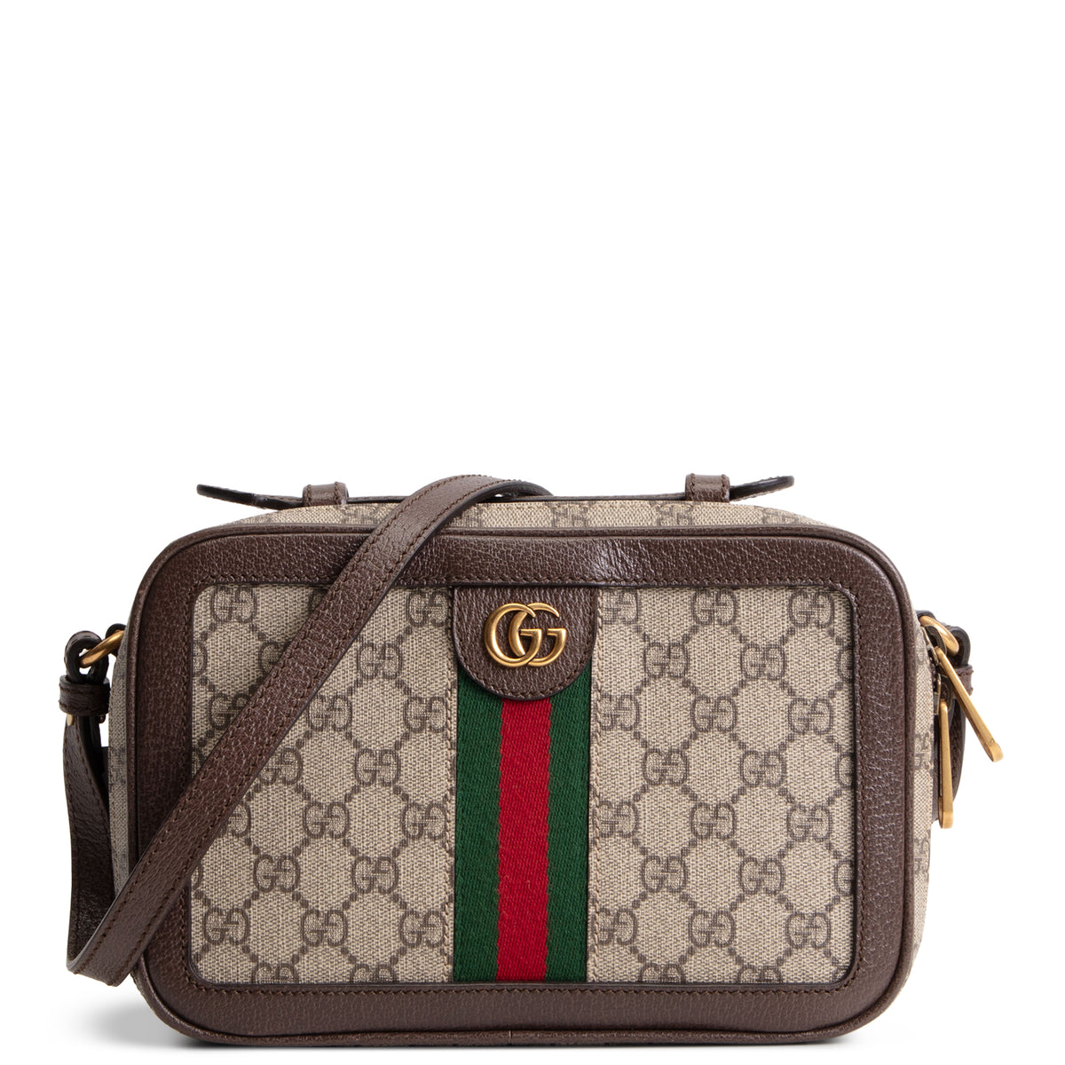 GUCCI GG Supreme Ophidia Top Handle Crossbody