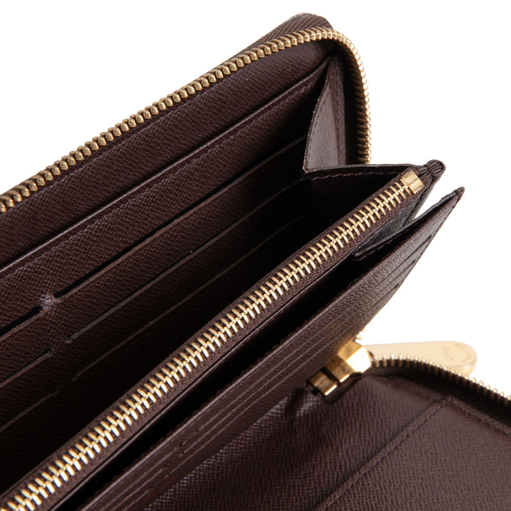 LOUIS VUITTON Damier Ebene Organizer Zippy Wallet - OUTLET FINAL SALE