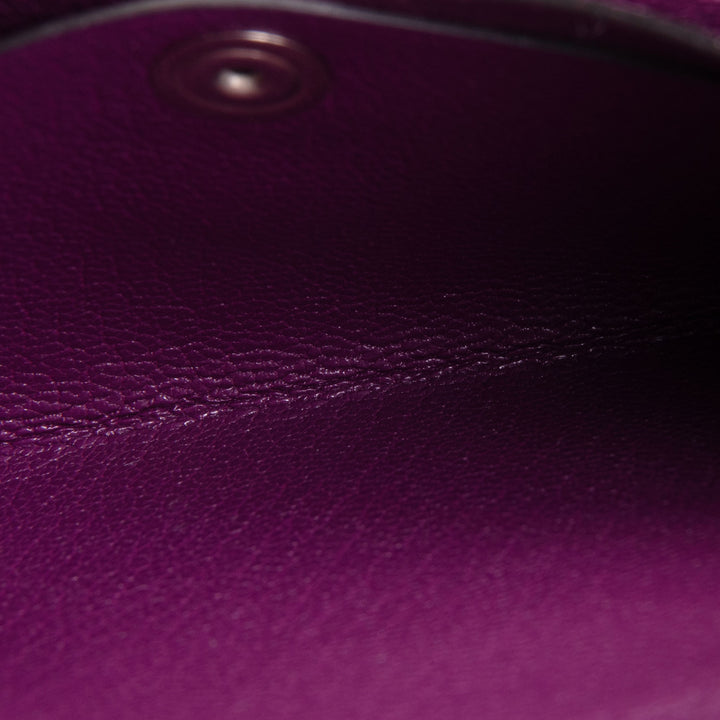 HERMES Calvi Duo Card Holder - Purple