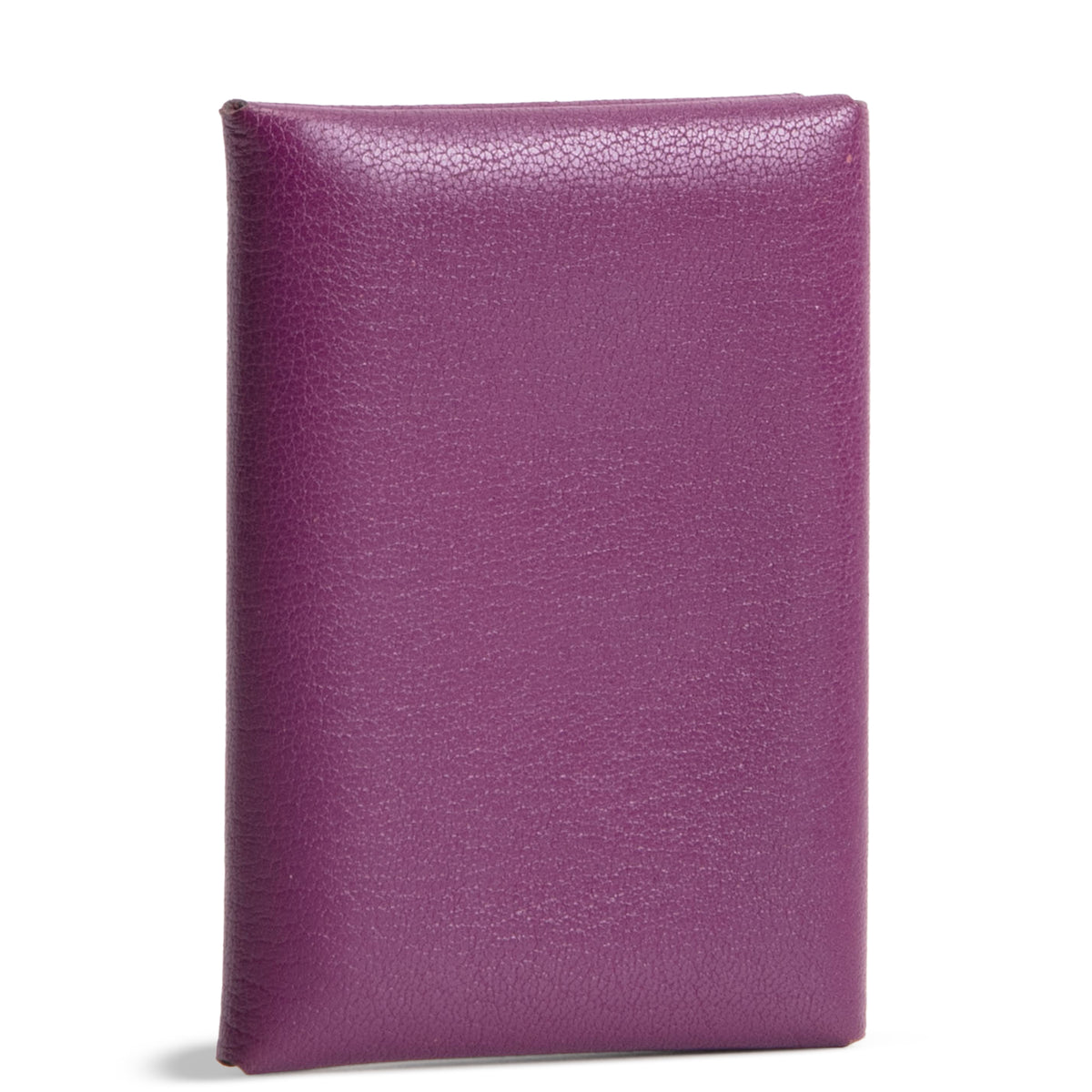HERMES Calvi Duo Card Holder - Purple