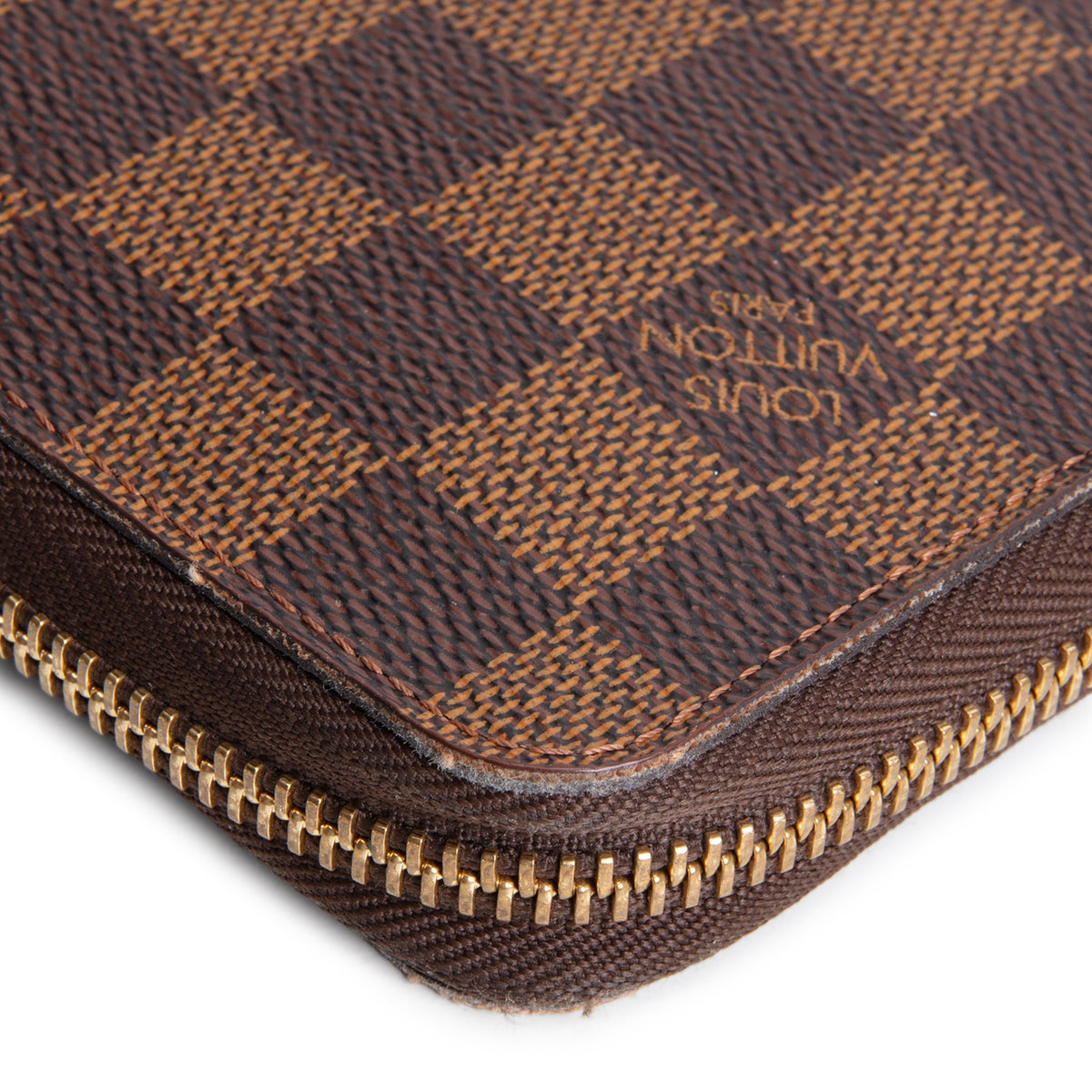 LOUIS VUITTON Damier Ebene Organizer Zippy Wallet - OUTLET FINAL SALE