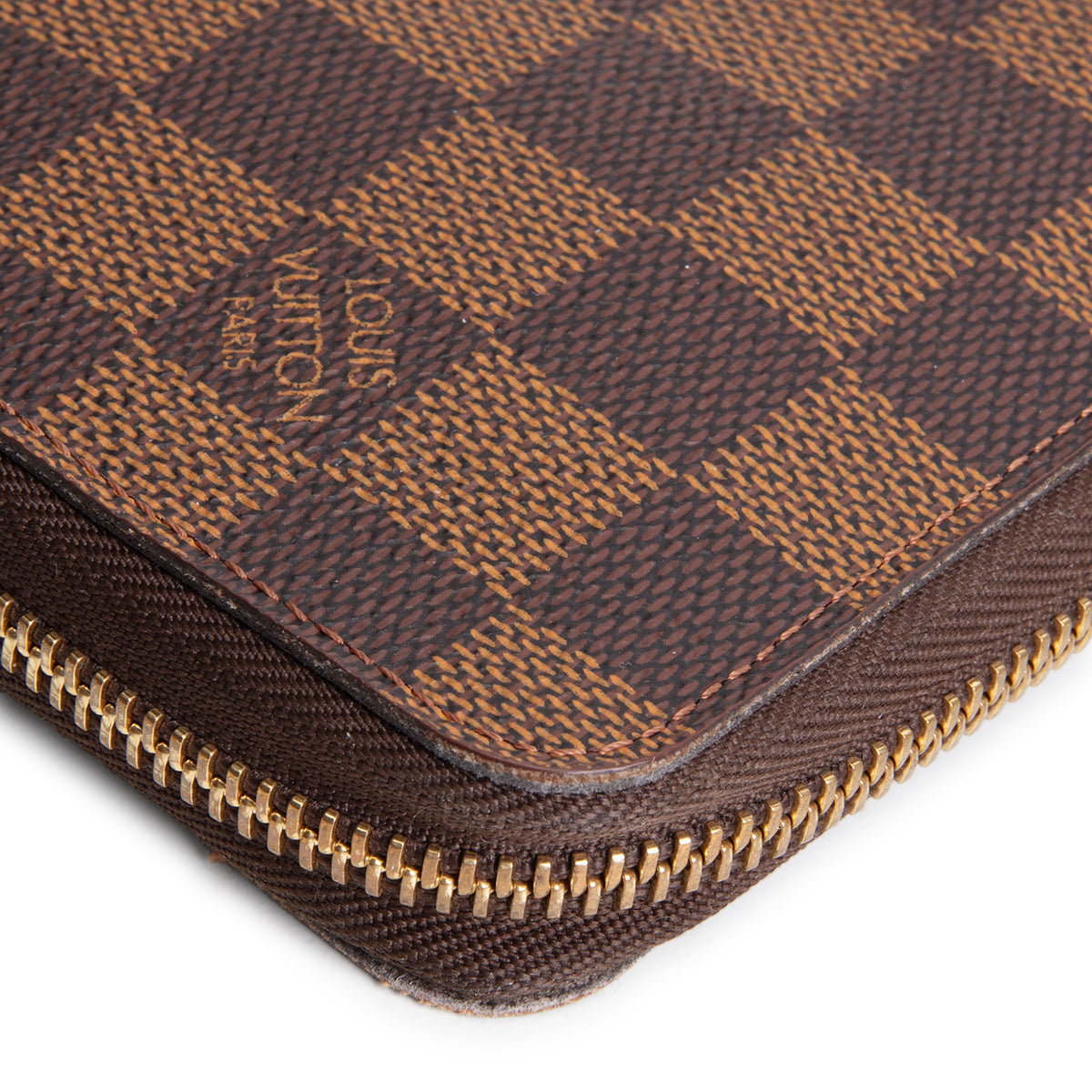 LOUIS VUITTON Damier Ebene Organizer Zippy Wallet - OUTLET FINAL SALE