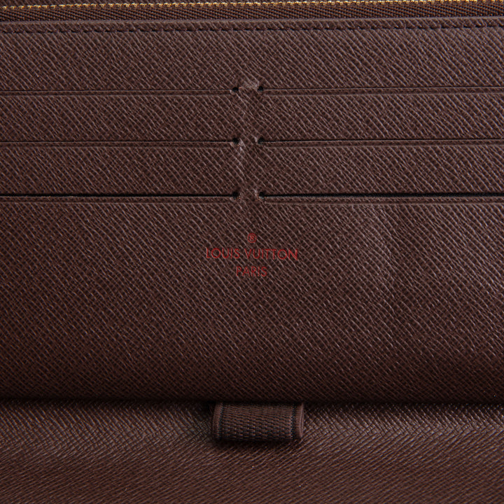 LOUIS VUITTON Damier Ebene Organizer Zippy Wallet - OUTLET FINAL SALE