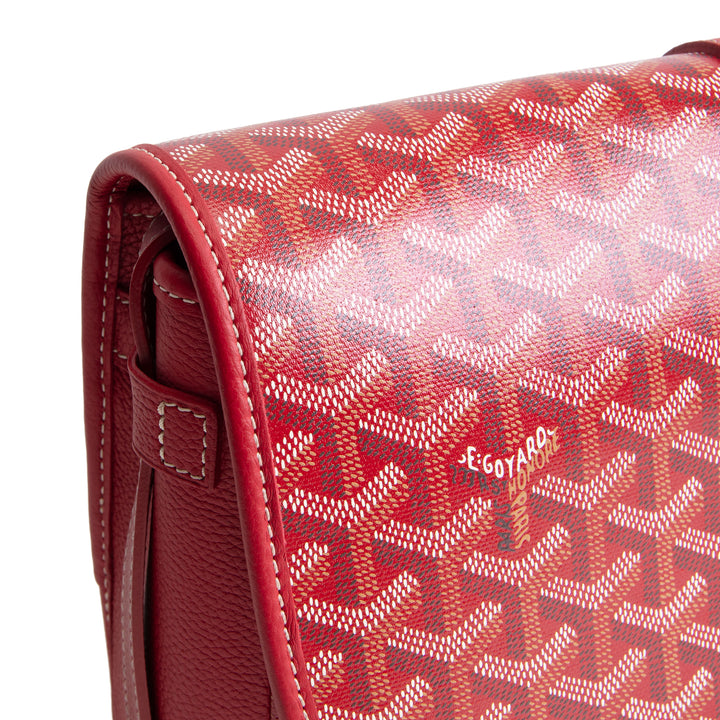 GOYARD Goyardine Belvedere Messenger MM - Red