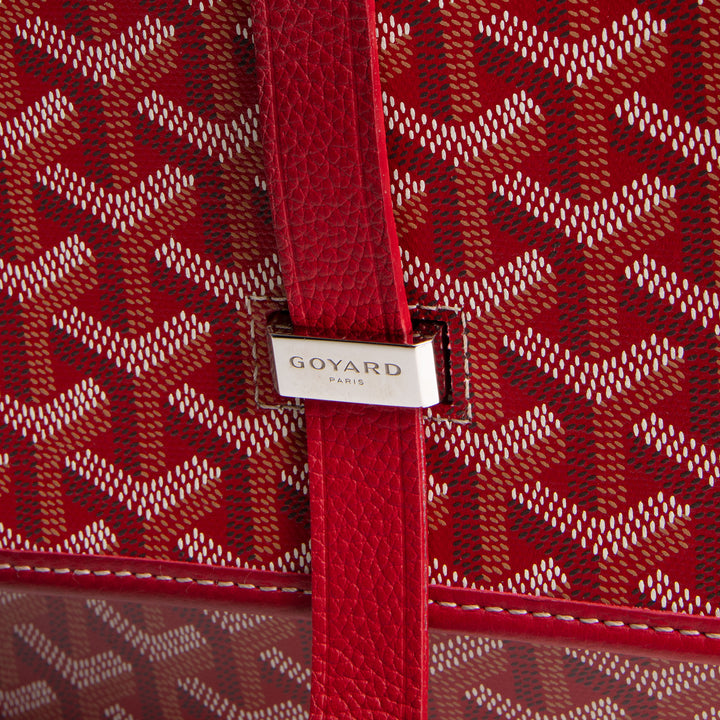 GOYARD Goyardine Belvedere Messenger MM - Red