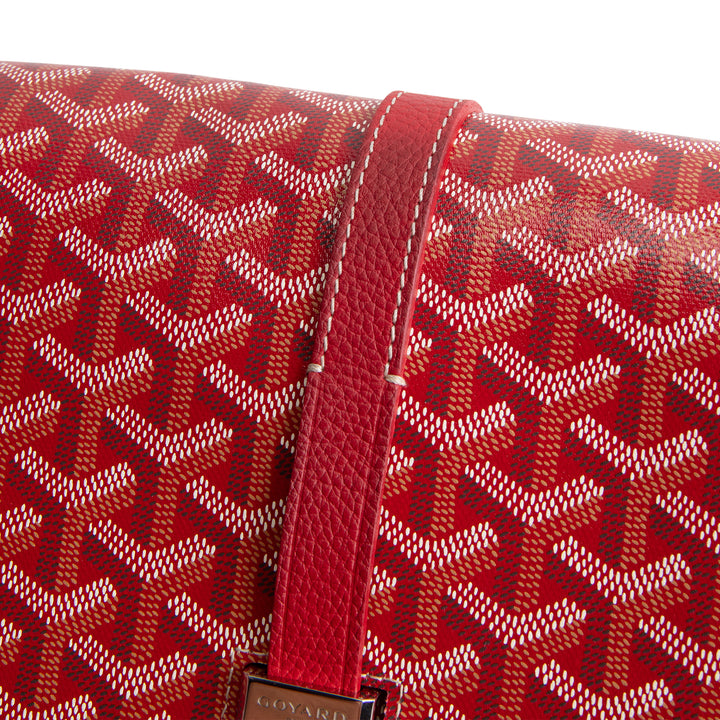 GOYARD Goyardine Belvedere Messenger MM - Red