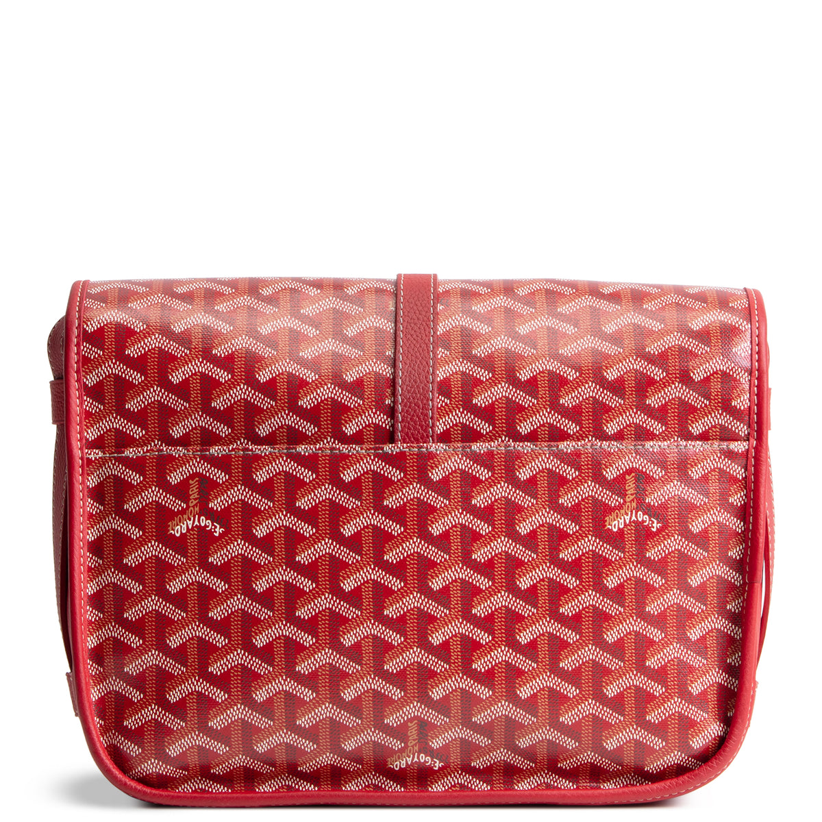 GOYARD Goyardine Belvedere Messenger MM - Red