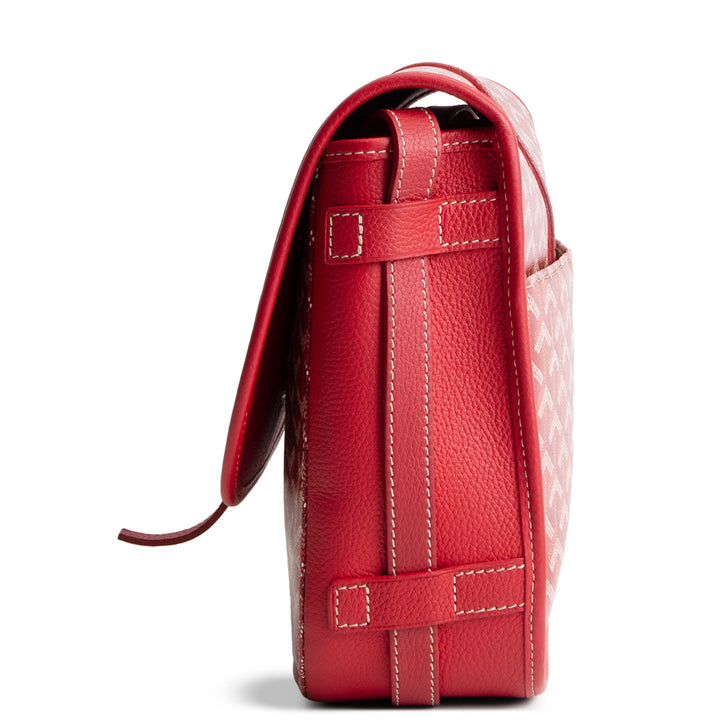 GOYARD Goyardine Belvedere Messenger MM - Red