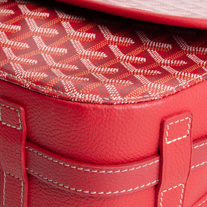 GOYARD Goyardine Belvedere Messenger MM - Red