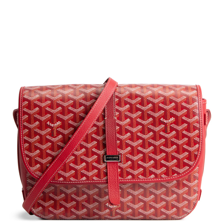 GOYARD Goyardine Belvedere Messenger MM - Red