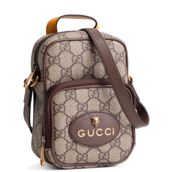 GUCCI Mini Neo Vintage Double Zip Messenger Bag