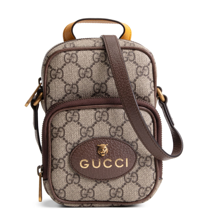 GUCCI Mini Neo Vintage Double Zip Messenger Bag