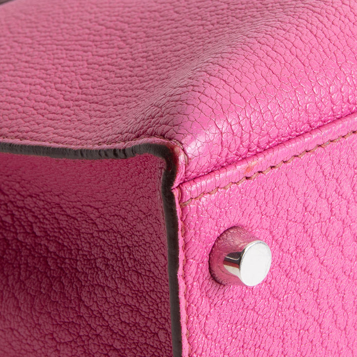 HERMES Kelly 28 Chevre Mysore Sellier - Pink