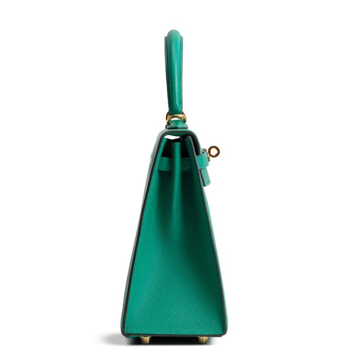 HERMES Kelly 25 Epsom Sellier - Vert Jade