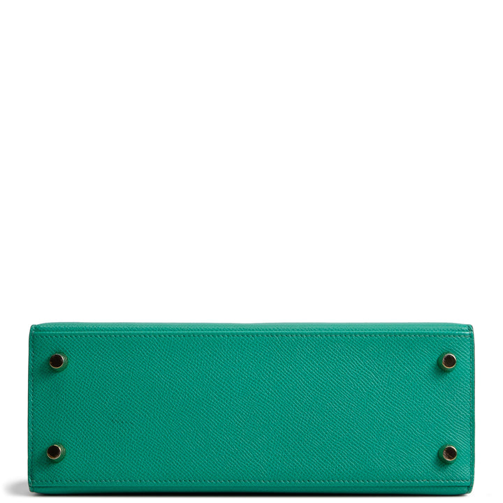 HERMES Kelly 25 Epsom Sellier - Vert Jade