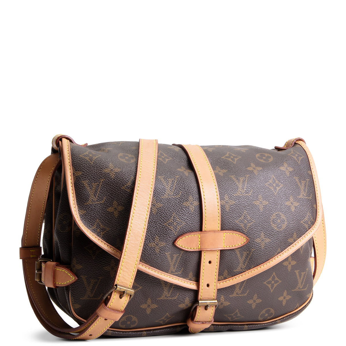 LOUIS VUITTON Vintage Monogram Saumur 30