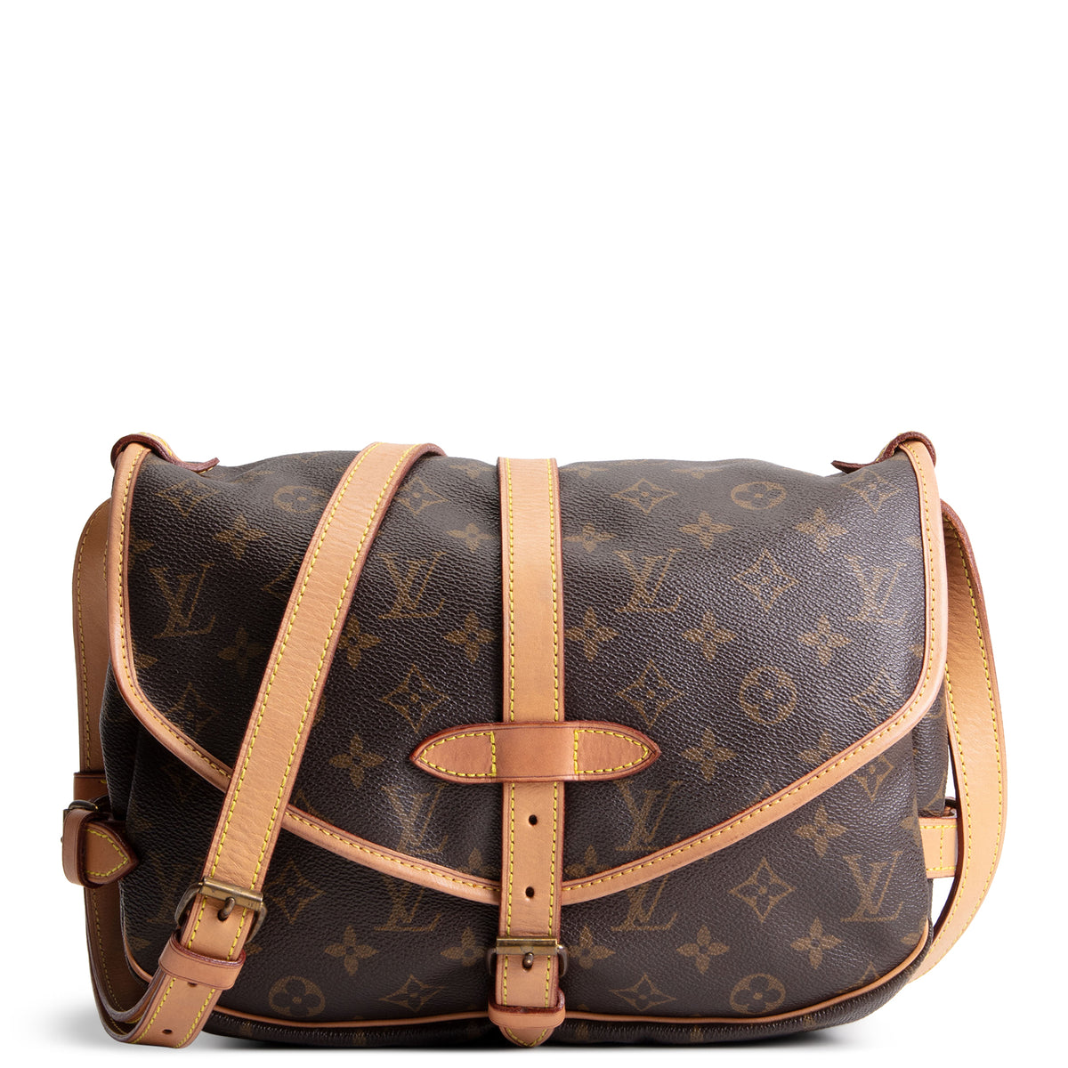 LOUIS VUITTON Vintage Monogram Saumur 30