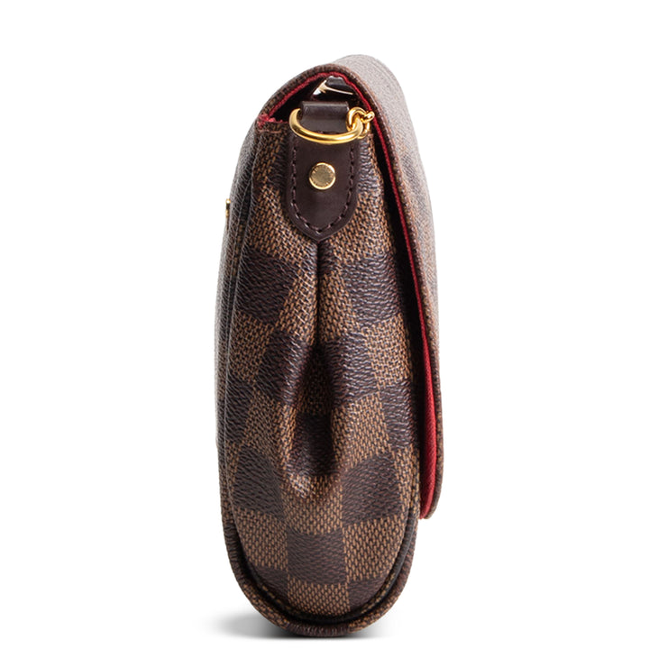 LOUIS VUITTON Damier Ebene Favorite MM Shoulder Bag