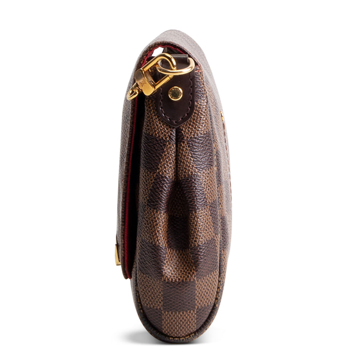 LOUIS VUITTON Damier Ebene Favorite MM Shoulder Bag