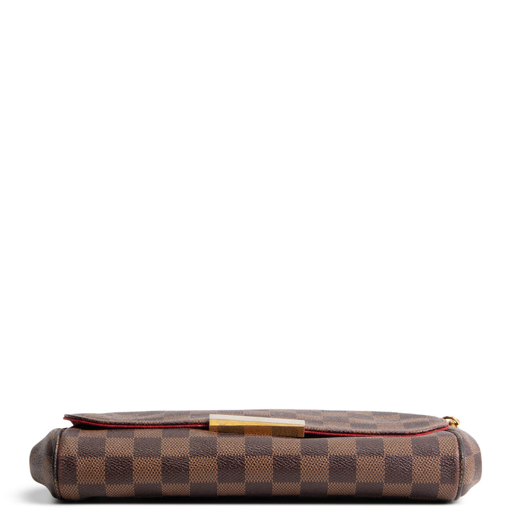 LOUIS VUITTON Damier Ebene Favorite MM Shoulder Bag
