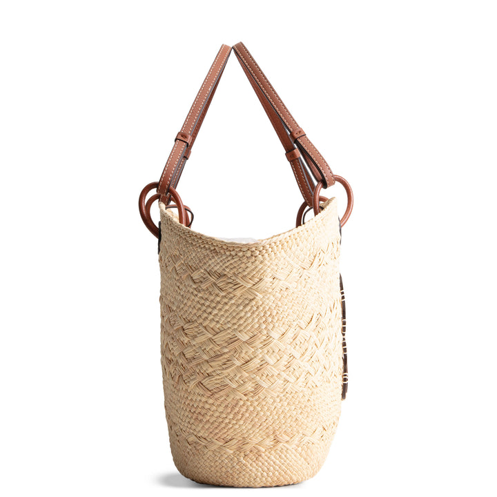 LOEWE Medium Raffia Anagram Basket Tote - Neutral