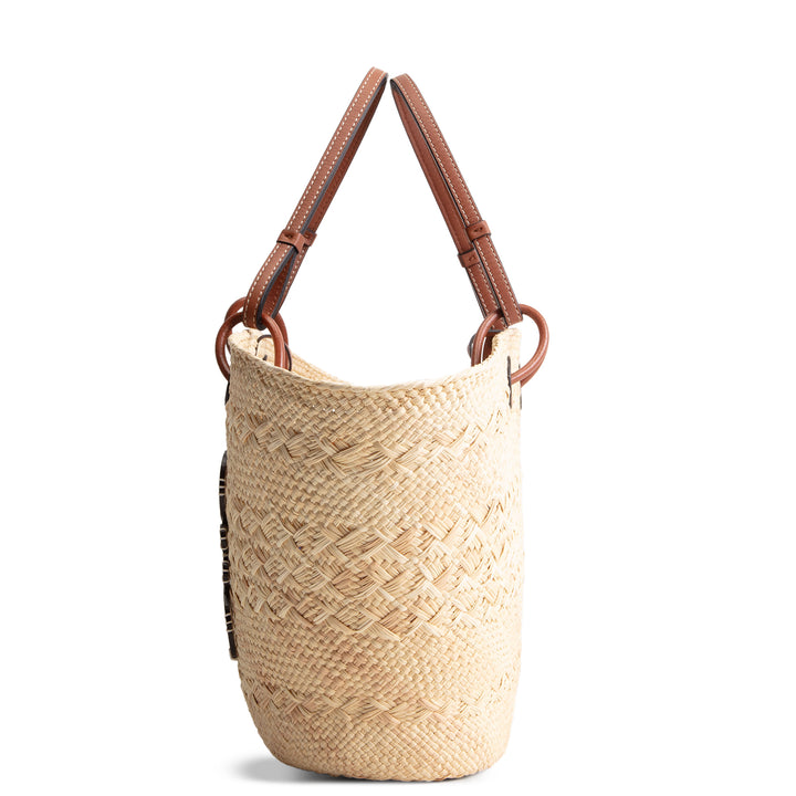 LOEWE Medium Raffia Anagram Basket Tote - Neutral