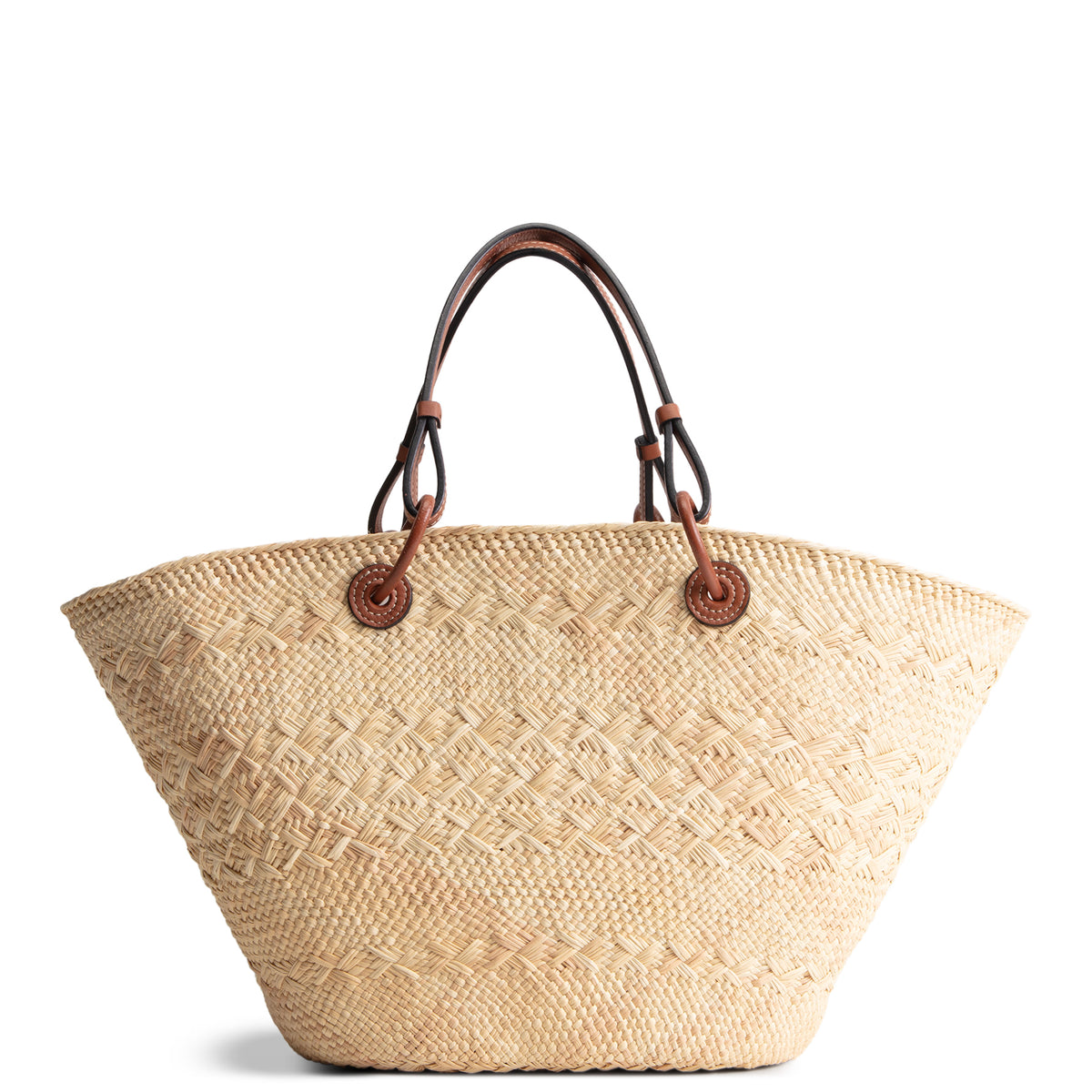 LOEWE Medium Raffia Anagram Basket Tote - Neutral