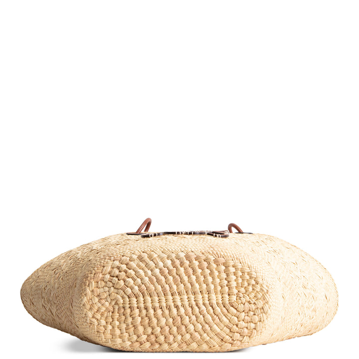 LOEWE Medium Raffia Anagram Basket Tote - Neutral