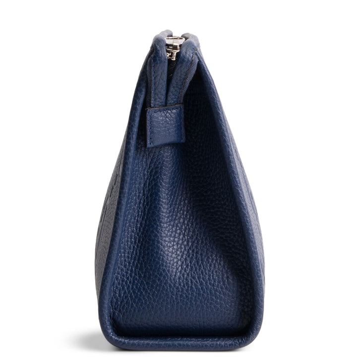 GUCCI Pluma Calfskin Jumbo GG Embossed Pouch