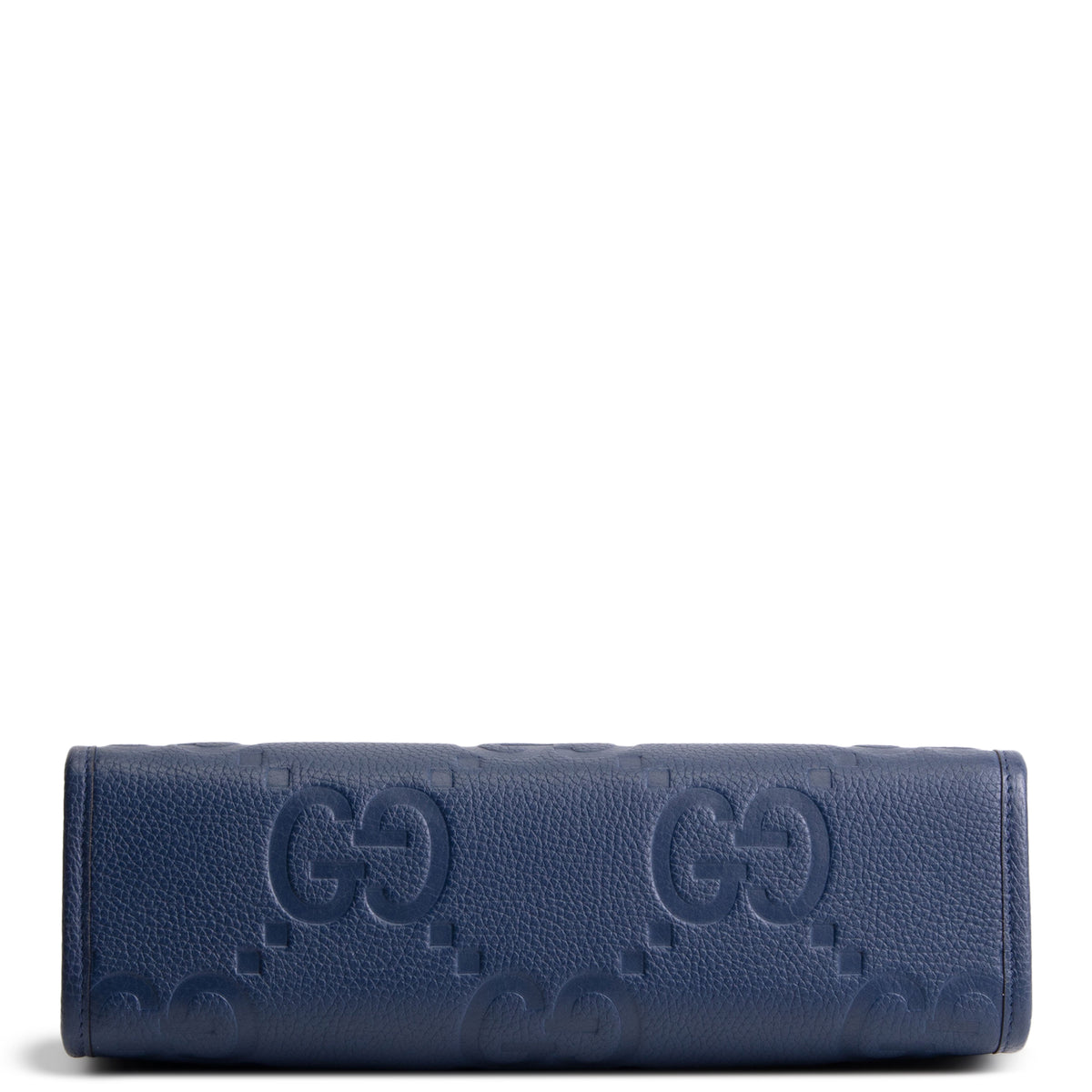 GUCCI Pluma Calfskin Jumbo GG Embossed Pouch