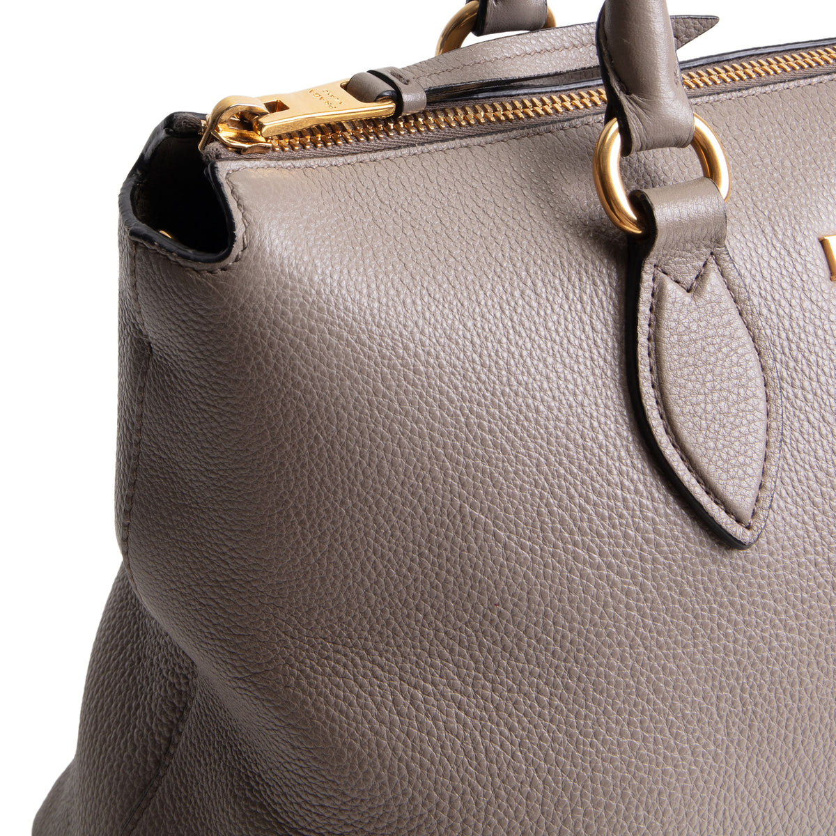PRADA Vitello Daino Leather Shoulder Bag