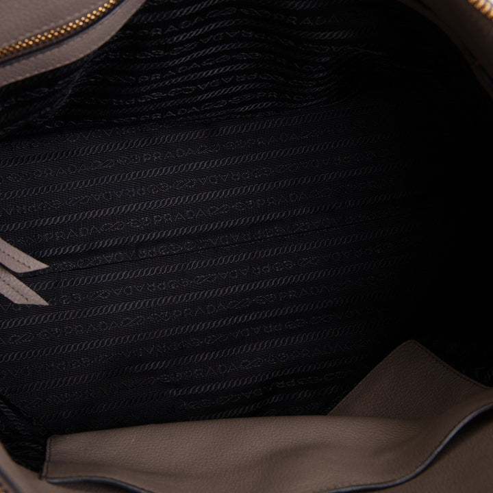 PRADA Vitello Daino Leather Shoulder Bag