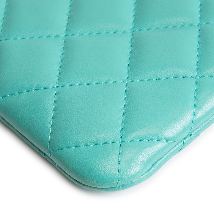 CHANEL Lambskin Quilted Small Cosmetic Pouch