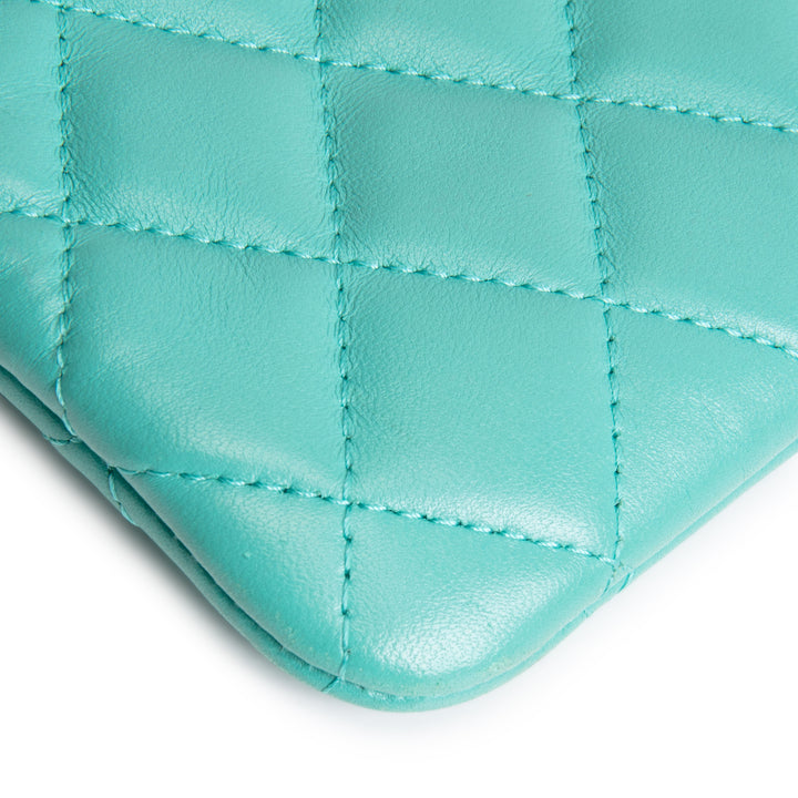 CHANEL Lambskin Quilted Small Cosmetic Pouch