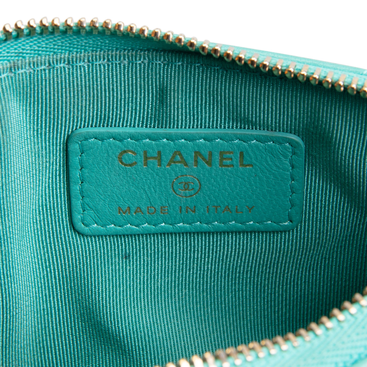 CHANEL Lambskin Quilted Small Cosmetic Pouch