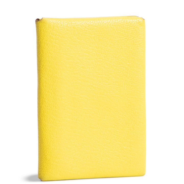 HERMES Calvi Duo Card Holder - Yellow