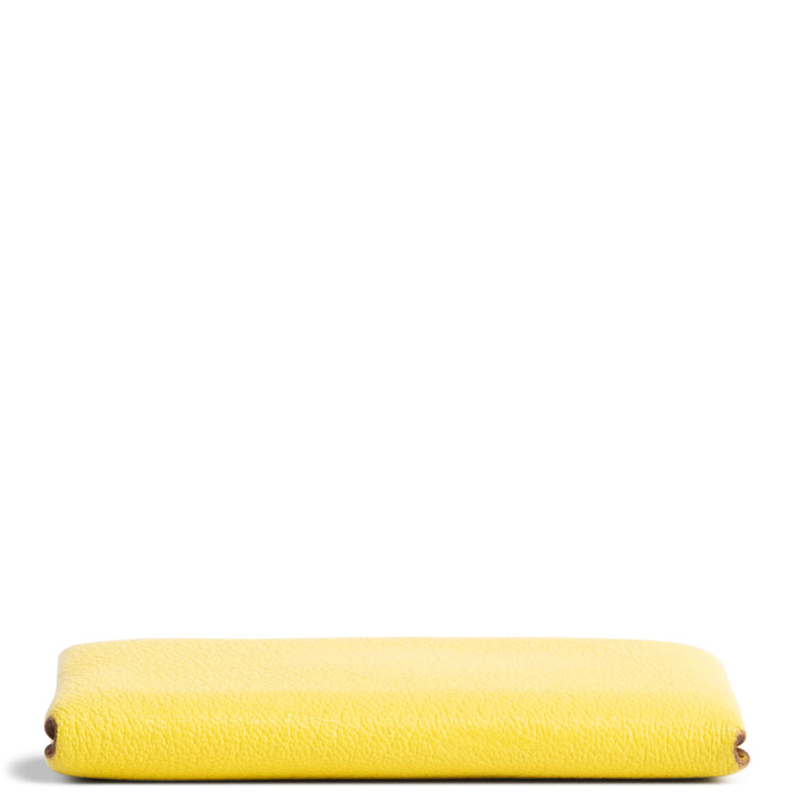 HERMES Calvi Duo Card Holder - Yellow