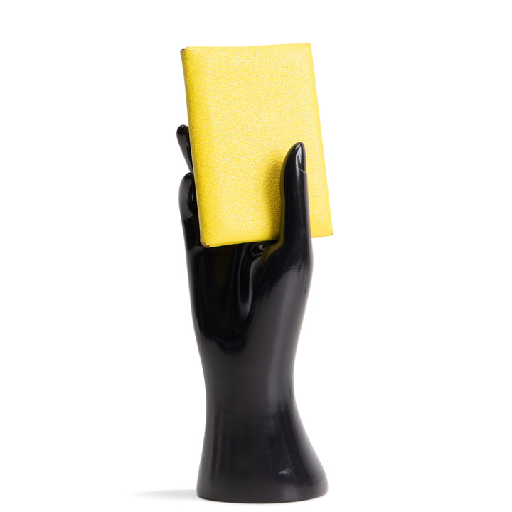 HERMES Calvi Duo Card Holder - Yellow