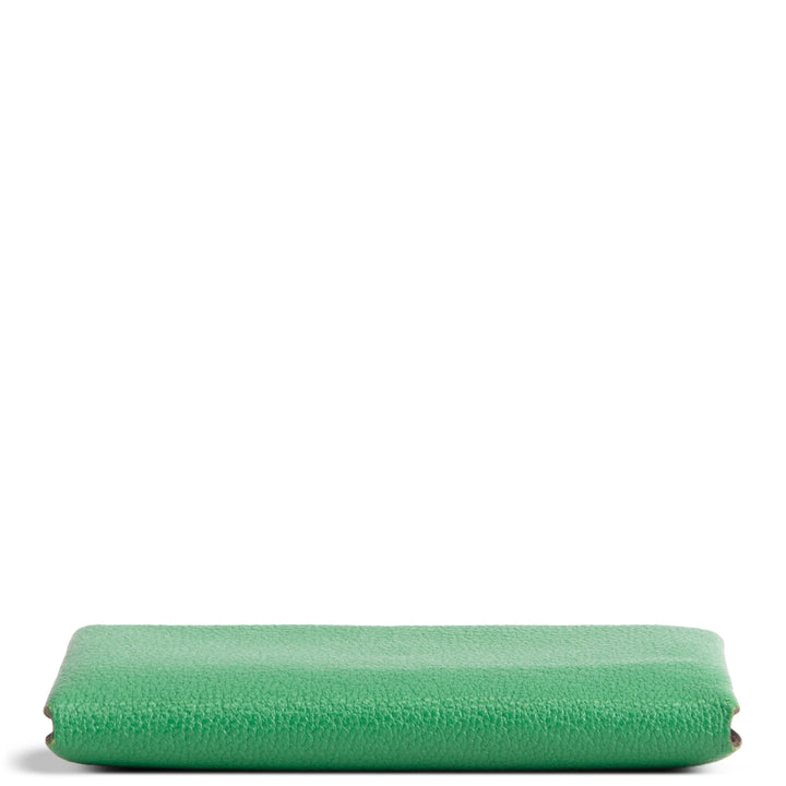 HERMES Calvi Duo Card Holder - Green