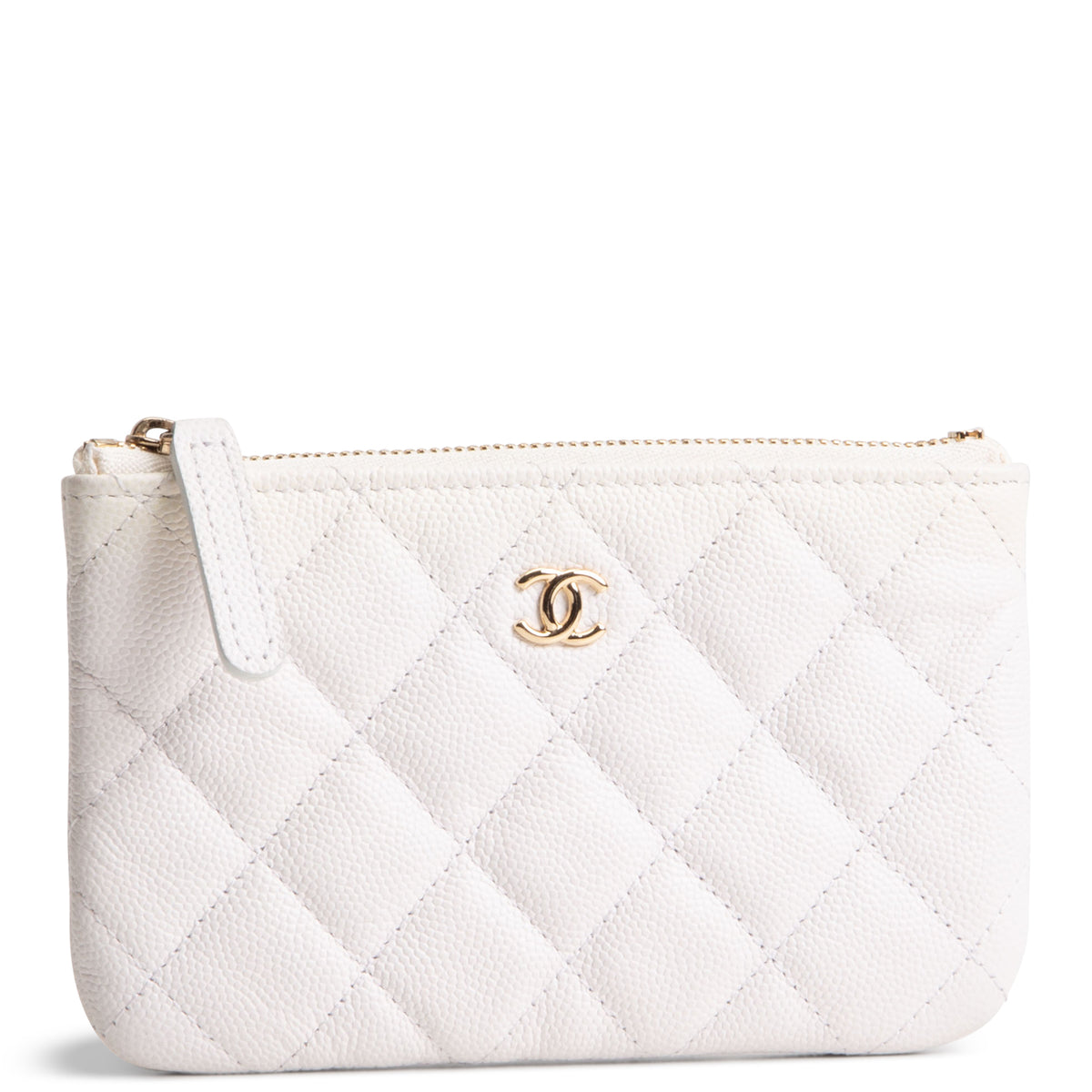 CHANEL Caviar Quilted Small Cosmetic Pouch
