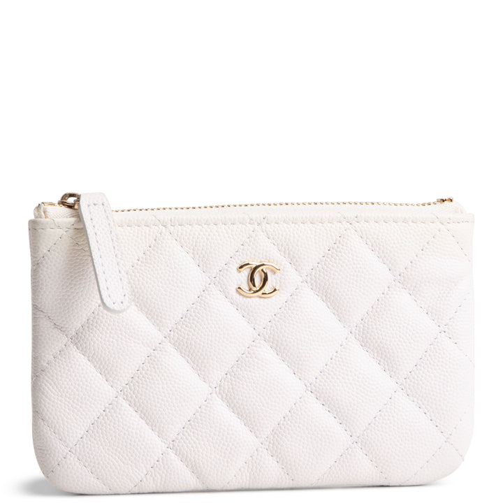 CHANEL Caviar Quilted Small Cosmetic Pouch