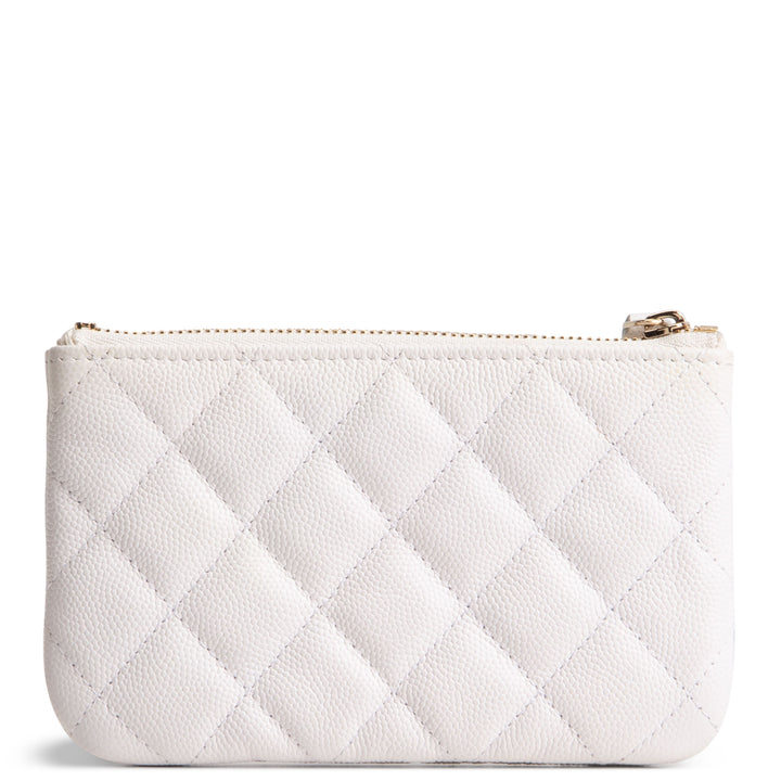 CHANEL Caviar Quilted Small Cosmetic Pouch