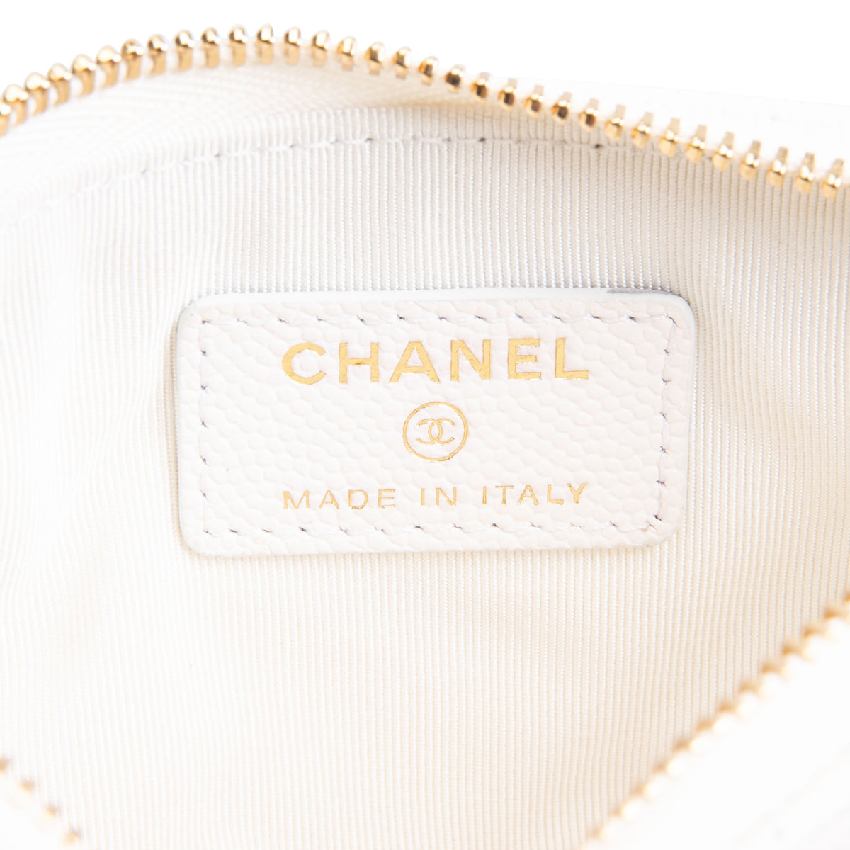 CHANEL Caviar Quilted Small Cosmetic Pouch