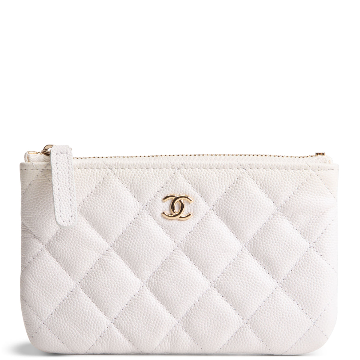 CHANEL Caviar Quilted Small Cosmetic Pouch