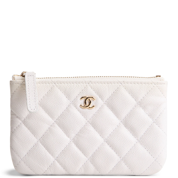 CHANEL Caviar Quilted Small Cosmetic Pouch