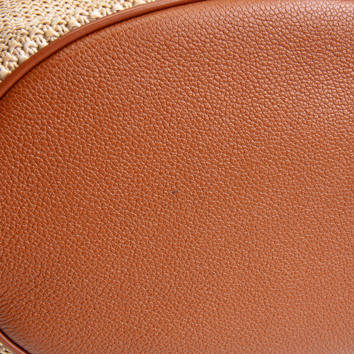 LOUIS VUITTON Raffia Saint Jacques Tote GM