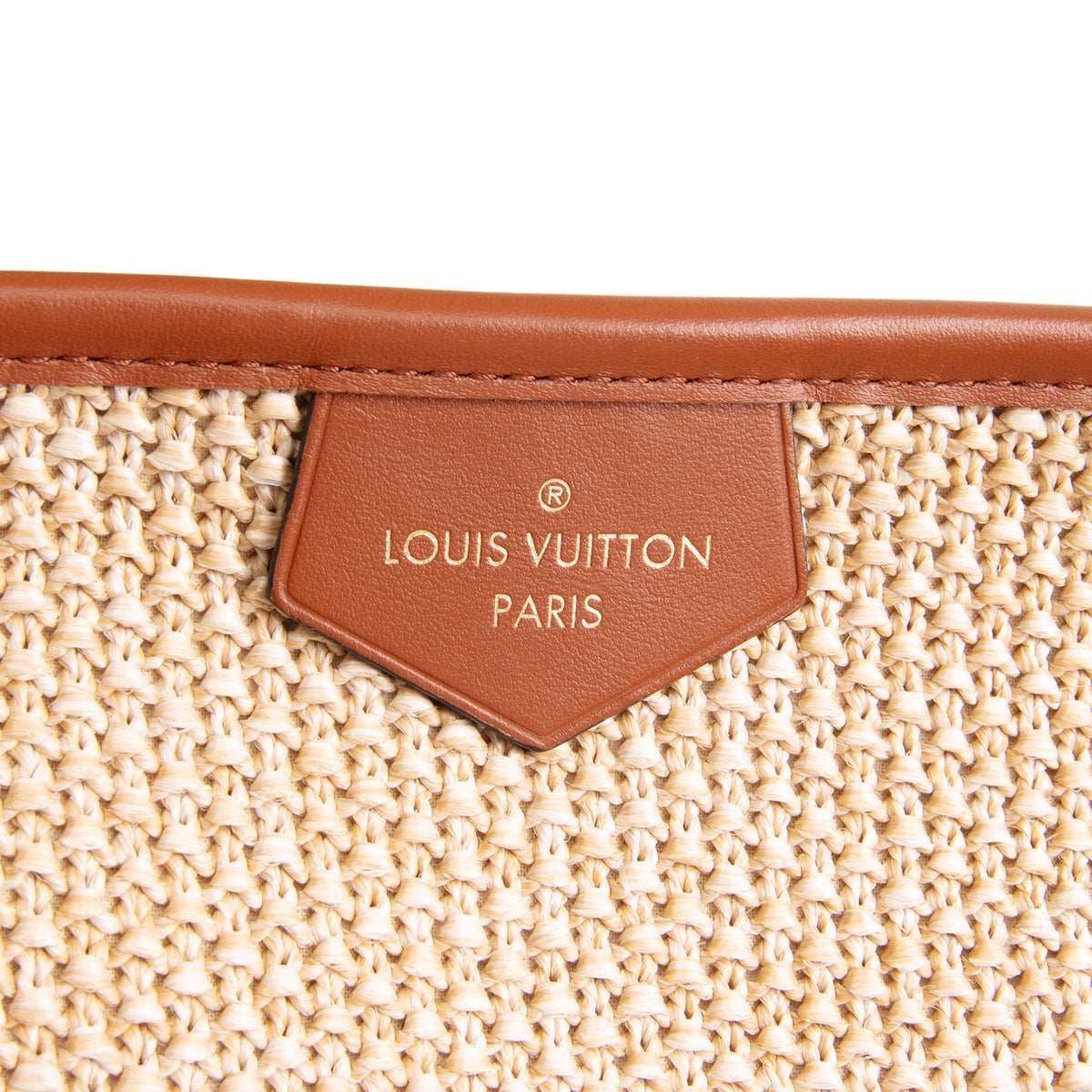 LOUIS VUITTON Raffia Saint Jacques Tote GM