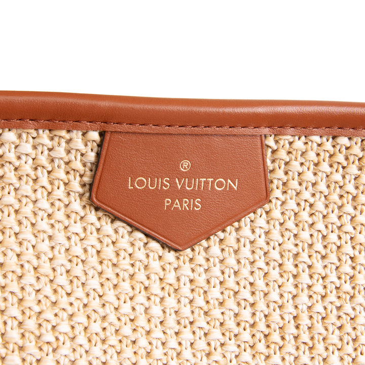 LOUIS VUITTON Raffia Saint Jacques Tote GM